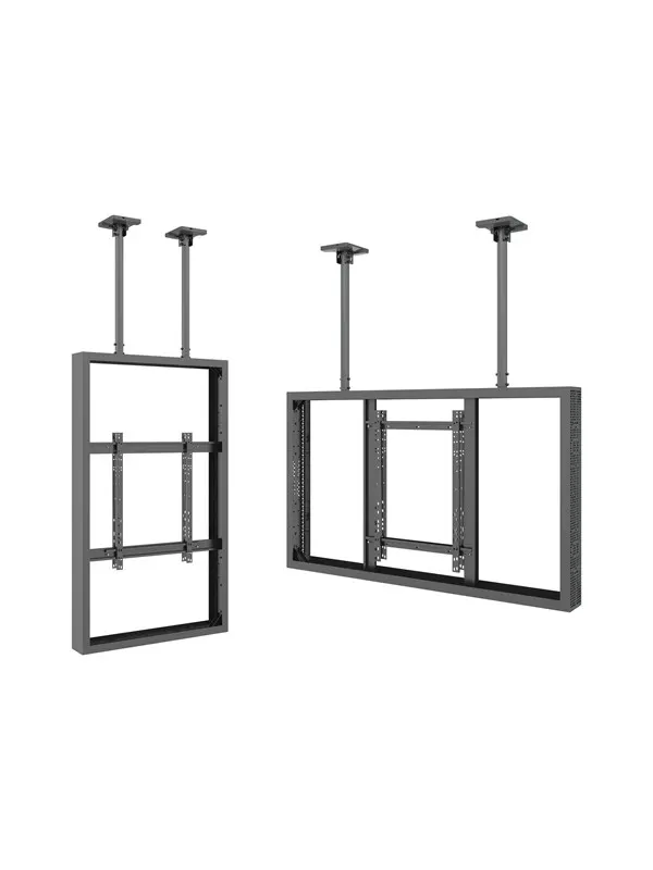 Multibrackets M Pro Series enclosure - for digital signage LCD panel - large universal theft protect - black RAL 9005 - Max 70 kg - recommended for 75"