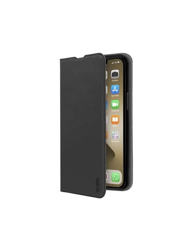 SBS Book Wallet Lite Case för iPhone 13 Pro Max® - Svart