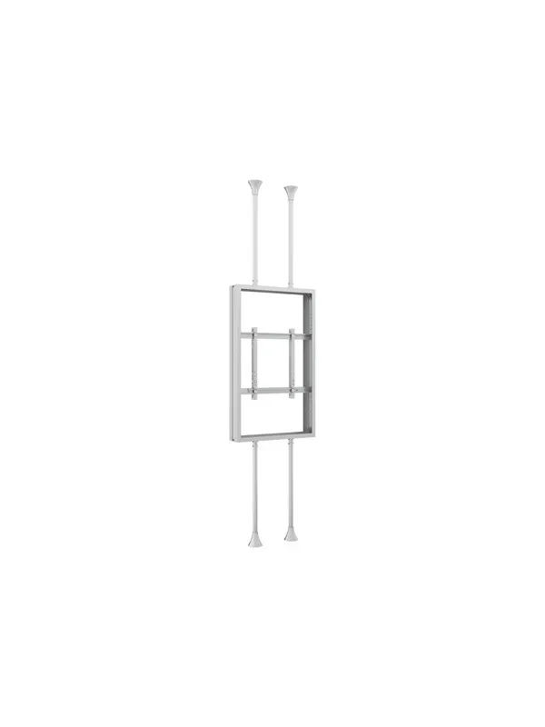 Multibrackets M Pro Series enclosure - Large - for 2 digital signage LCD panels - b2b - white - Max 50 kg - recommended for 75"