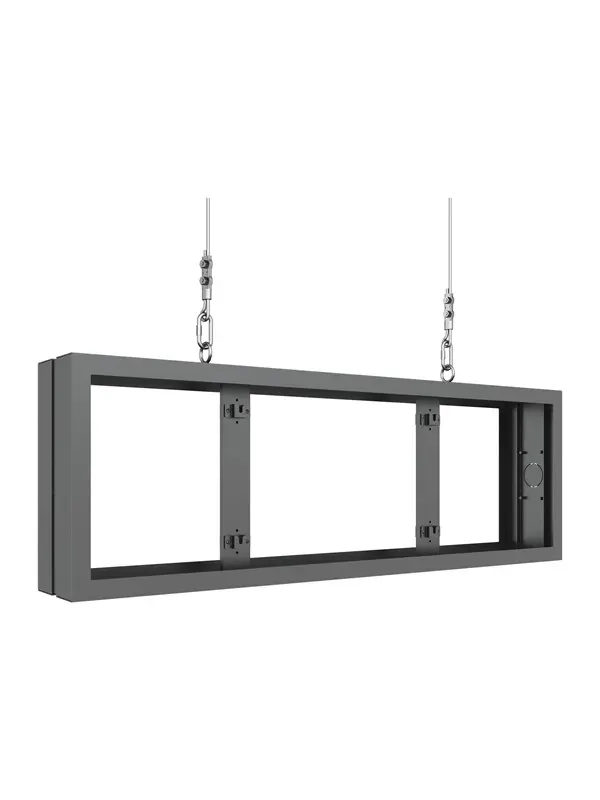 Multibrackets M Pro Series enclosure - medium - for LCD display - wire b2b - black RAL 9005 - Max 25 kg - recommended for 37"