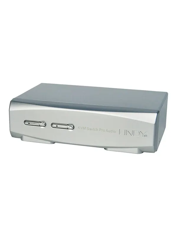 Lindy KVM Switch Pro - KVM switch - 2 ports