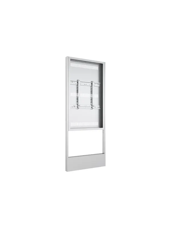 Multibrackets M Pro Series enclosure - totem - for digital signage display - white - Max 35 kg - recommended for 55"