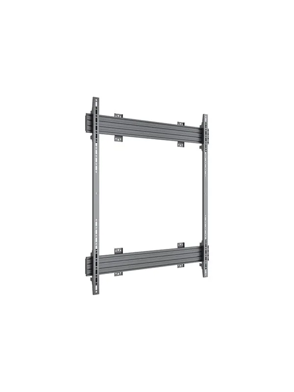 Multibrackets M Pro Series mounting kit - single side - for LCD display - fixed - black - Max 150 kg - recommended for 75"-140"