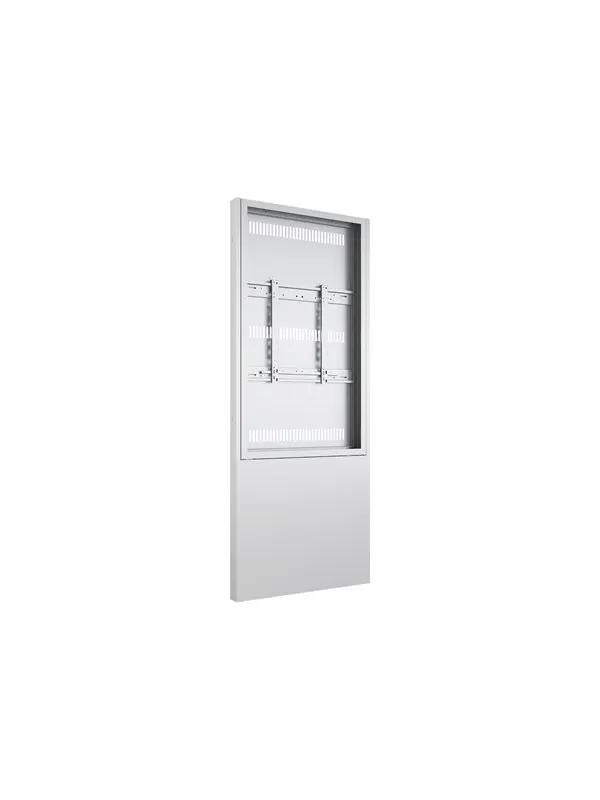 Multibrackets M Pro Series enclosure - totem - for flat panel - white - Max 35 kg - recommended for 55"