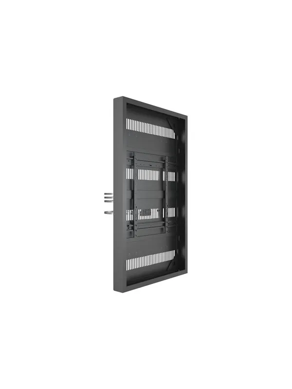 Multibrackets M Pro Series enclosure - for digital signage panel - high brightness HD - black RAL 9005 - Max 50 kg - recommended for 75"