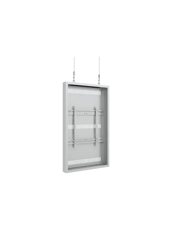Multibrackets M Pro Series enclosure - medium - for digital signage panel - high brightness wire - white RAL 9005 - Max 25 kg - recommended for 55"