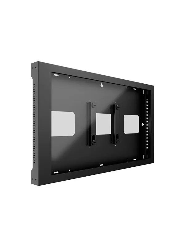 Multibrackets M Pro Series enclosure - for digital signage display - indoor landscape - black (RAL 9005) - Max 30 kg - recommended for 55"