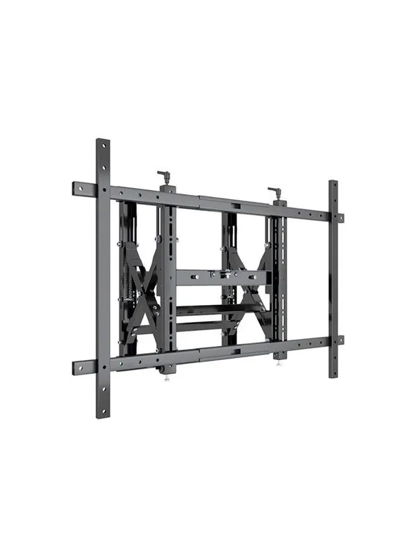 Multibrackets M Public mounting kit - for flat panel - push wide 90 kg - black - Max 90 kg - recommended for 50"-98"