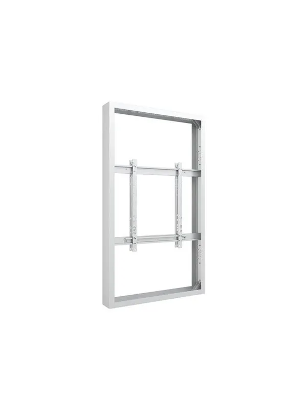 Multibrackets M Pro Series enclosure - back-to-back - for 2 flat panels - universal - white RAL 9005 - Max 50 kg - recommended for 75"