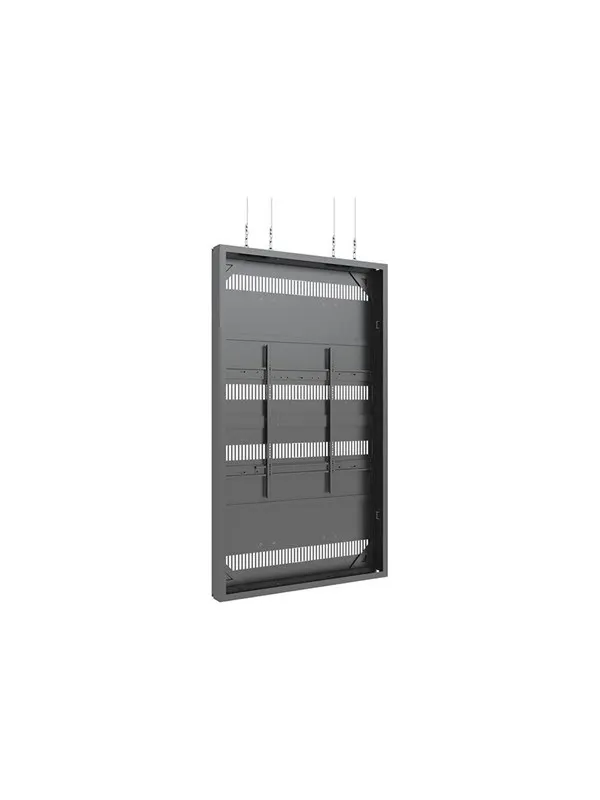 Multibrackets M Pro Series enclosure - Large - for flat panel - black RAL 9005 - Max 50 kg - recommended for 98"