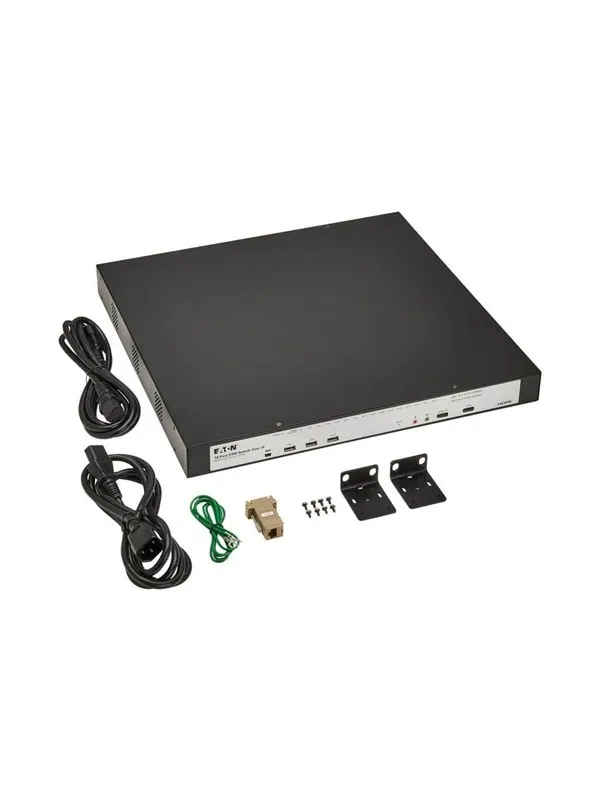 Eaton NetDirector 16-Port Cat5e KVM over IP Switch - Virtual Media 2 Remote/1 Local User HDMI Output 1U Rack-Mount TAA
