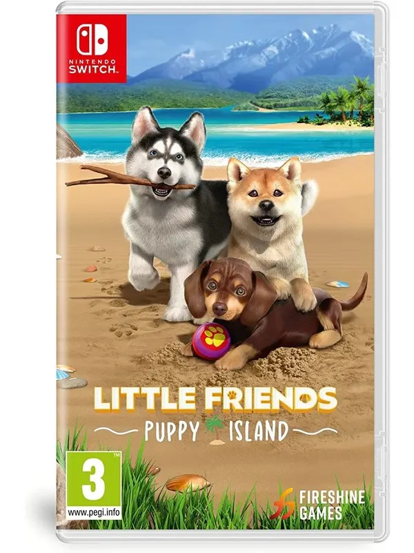 Little Friends Puppy Island (Code in a Box) - Nintendo Switch - Simulering - husdjur