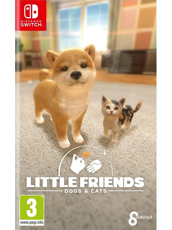 Little Friends Dogs & Cats (Code in a Box) - Nintendo Switch - Simulering - husdjur