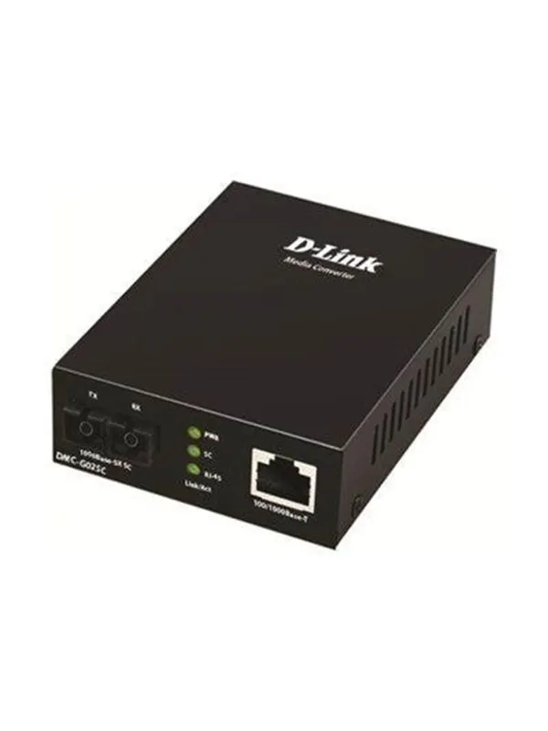 D-Link DMC-G02SC 100/1000Base-T to 1000Base-SX SC Multi-Mode Media Converter (550 m)