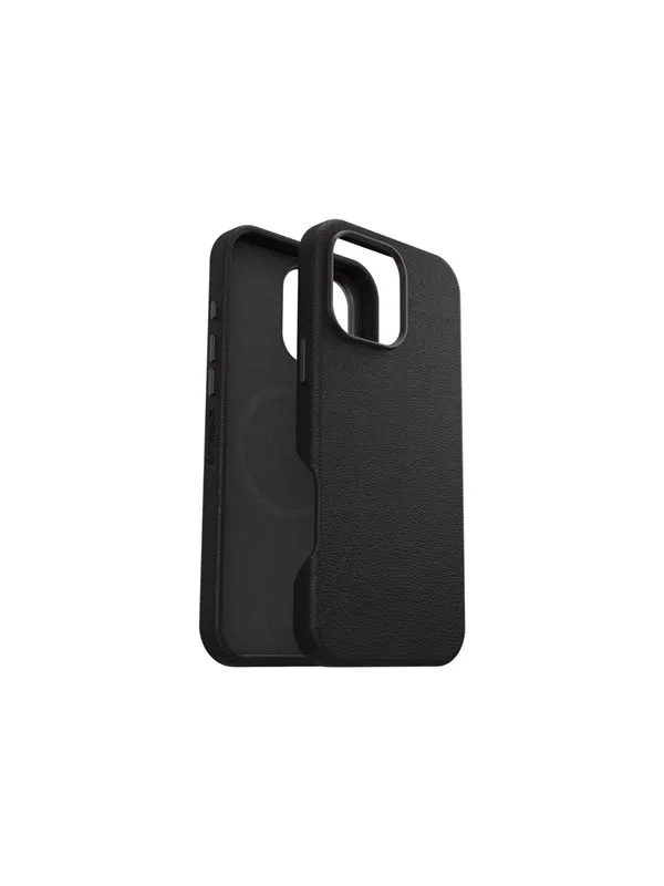 OtterBox Symmetry Cactus Leather Apple iPhone 16 Pro Max Noir Ash - black