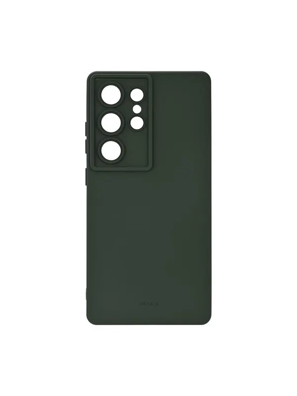 ONSALA Phone Case Samsung S25 Ultra 5G Back Silicone Touch Olive Green