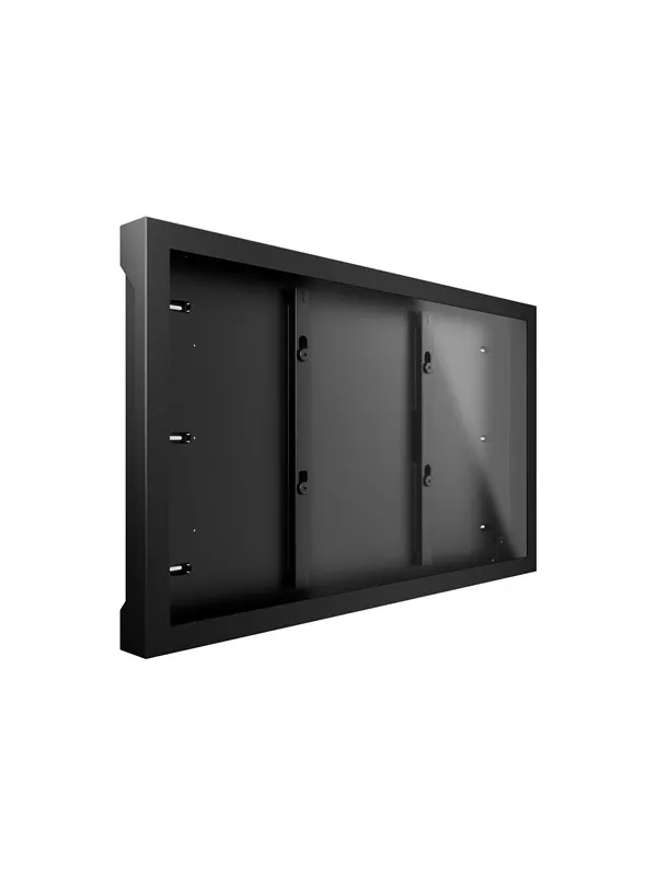 Multibrackets M Pro Series enclosure - for flat panel - outdoor wall landscape - black - Max 50 kg - recommended for 75"