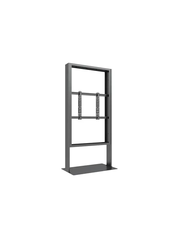 Multibrackets M Pro Series enclosure - for 2 LCD displays - totem B2B - black - Max 50 kg - recommended for 65"