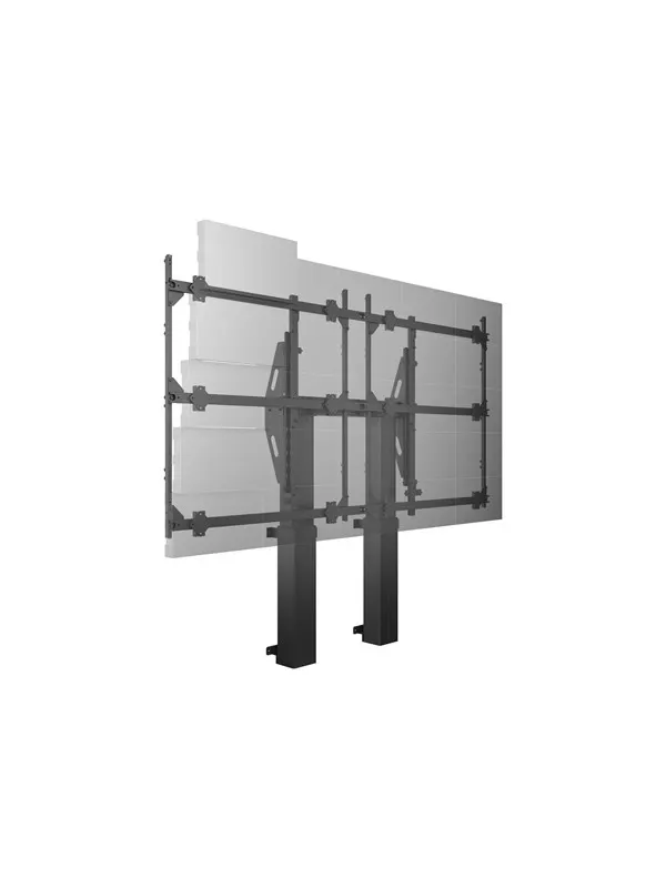 Multibrackets M Pro Series stand - for dvLED video wall - Wallstand Motorized - black - Max - recommended for 136"