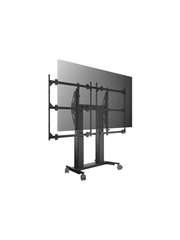 Multibrackets M Pro Series cart - for flat panel - motorised - black - Max - recommended for 130"