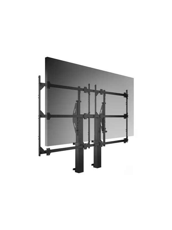 Multibrackets M Pro Series stand - for video wall - black - Max - recommended for 174"