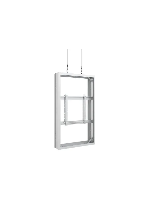 Multibrackets M Pro Series enclosure - medium - for LCD display - wire b2b - white RAL 9005 - Max 50 kg - recommended for 55"