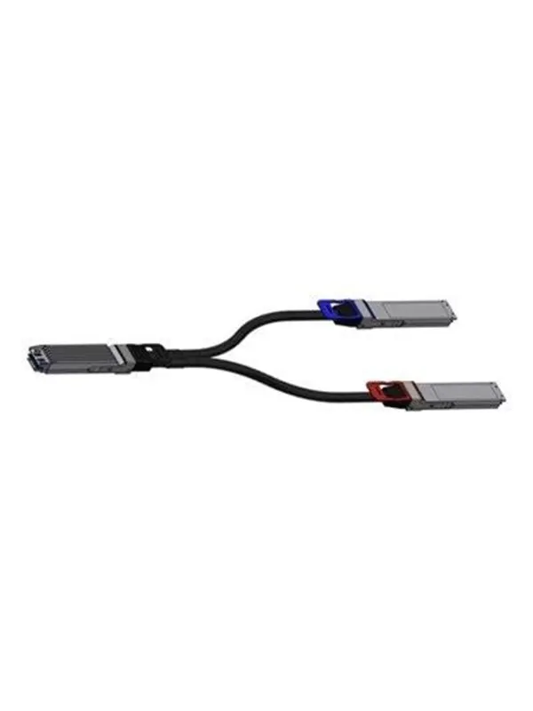 NVIDIA 800GBase direct attach splitter - 2 m - Svart - 2m