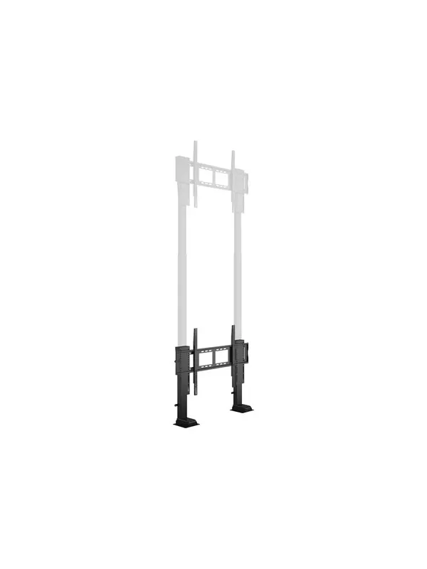 Multibrackets M stand - extra large - for flat panel - motorised dual motors max load 100 kg - black - Max 100 kg - recommended for 100"