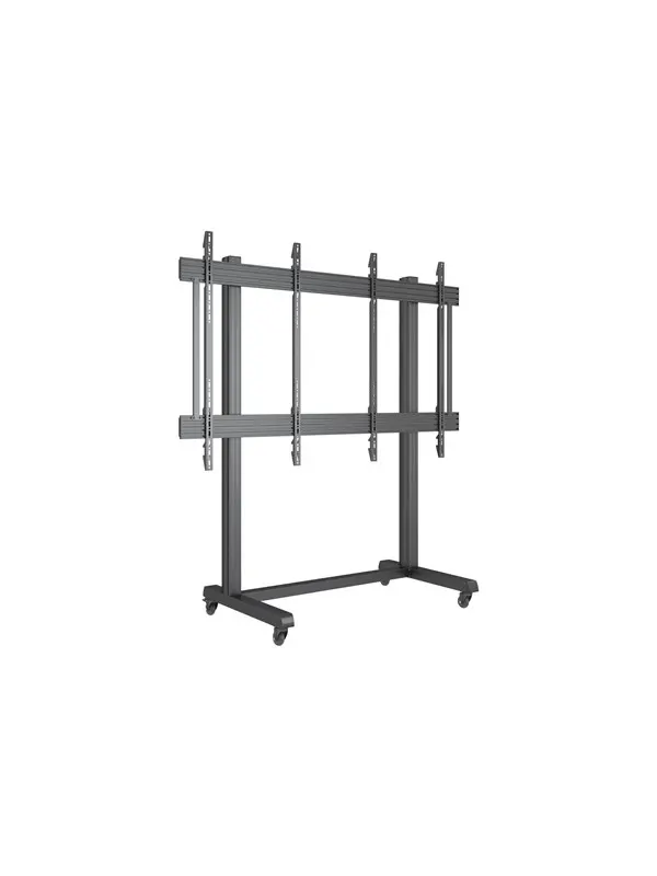 Multibrackets M Pro Series cart - for LCD display - black - Max 200 kg - recommended for 136"