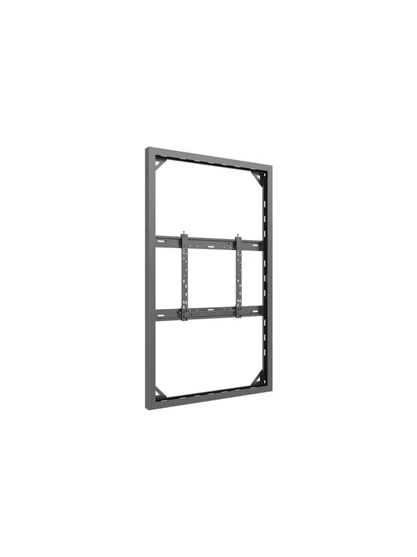 Multibrackets M Pro Series enclosure - slim medium - for LCD display - black RAL 9005 - Max 80 kg - recommended for 65"