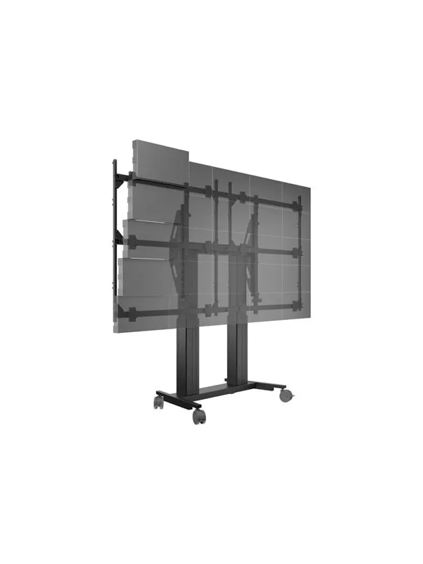 Multibrackets M Pro Series cart - for 5x5 dvLED video wall - motorised - black - Max - recommended for 137"