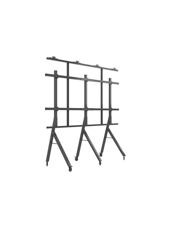 Multibrackets M Pro Series cart - for LCD display - black - Max - recommended for 174"