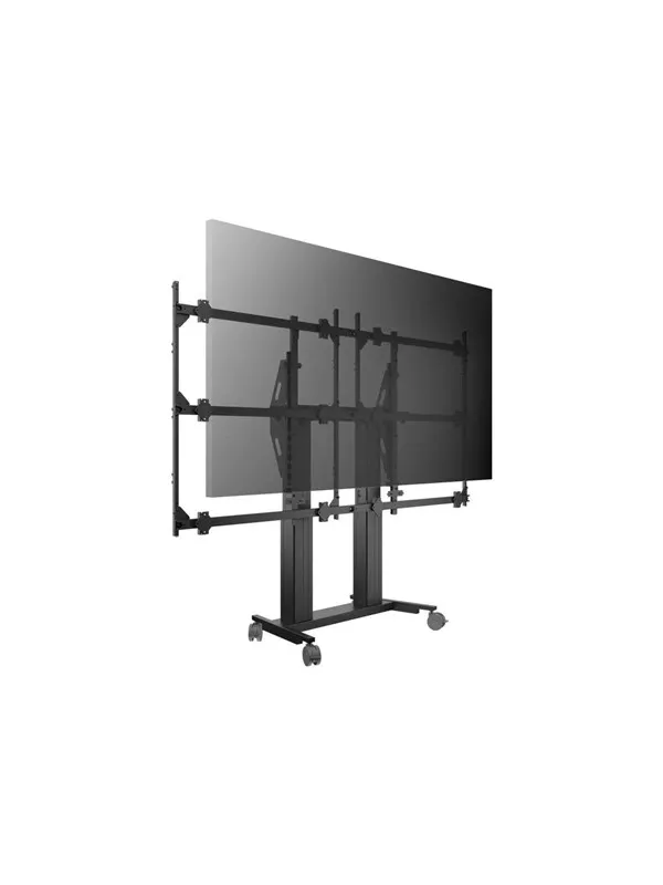 Multibrackets M Pro Series stand - for flat panel - motorised all in one - black - Max - recommended for 171"