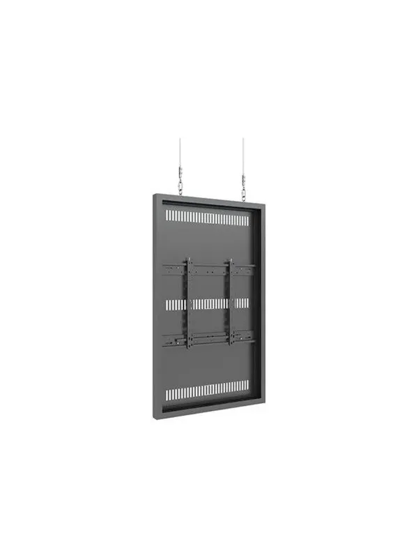 Multibrackets M Pro Series enclosure - Slim - for flat panel - universal wire - black - Max 25 kg - recommended for 55"