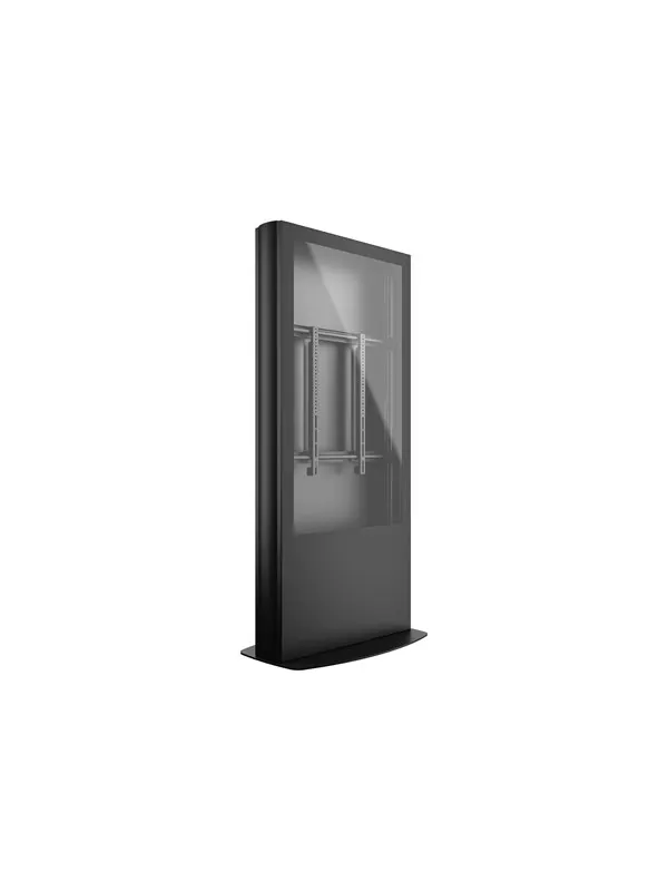 Multibrackets M Pro Series stand - enclosure totem - black - Max 35 kg - recommended for 55"