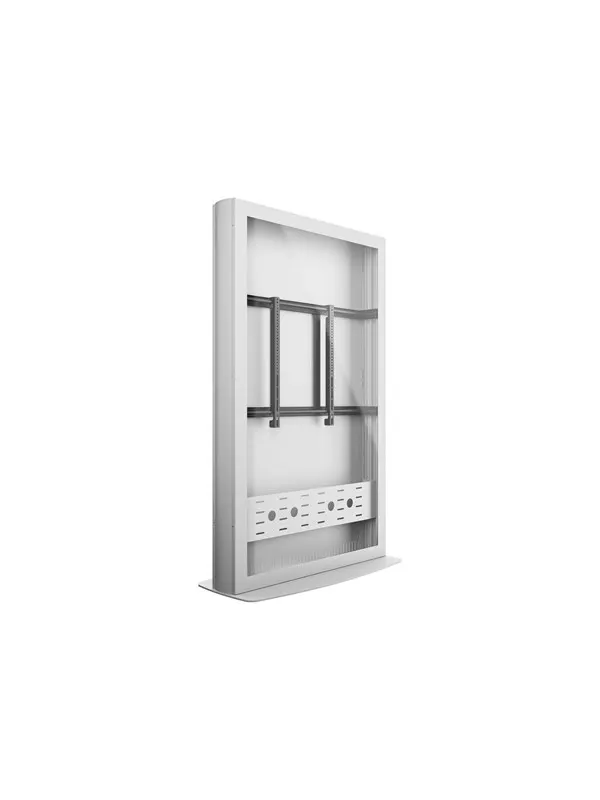 Multibrackets M Pro Series stand - for flat panel - enclosure totem - white - Max 50 kg - recommended for 75"