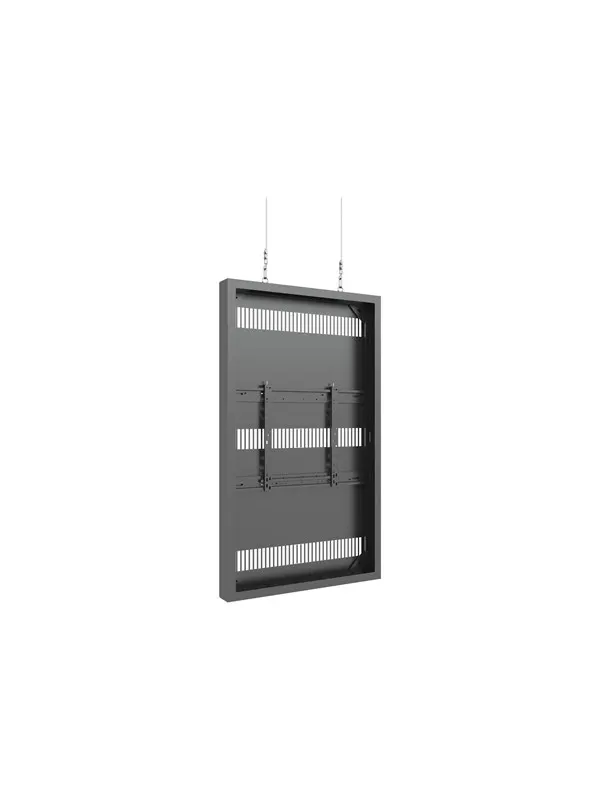 Multibrackets M Pro Series enclosure - for flat panel - high brightness wire medium - black - Max 50 kg - recommended for 65"