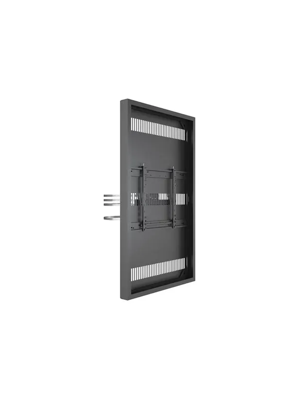 Multibrackets M Pro Series enclosure - column - for LCD display - large - black - Max 50 kg - recommended for 65"