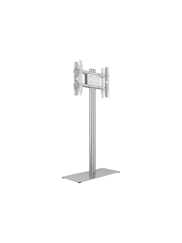 Multibrackets M stand - back-to-back - for 2 flat panels - height 180 cm - white - Max 50 kg - recommended for 24"-65"