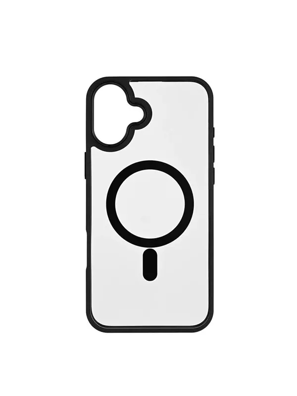 ONSALA MagSeries Bumper Case for iPhone 16 Plus - Black & Clear