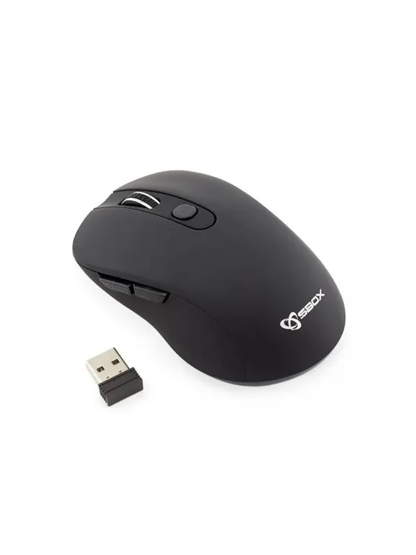 Sbox WM-911 Wireless Optical Mouse - BLACK - Mouse - Svart