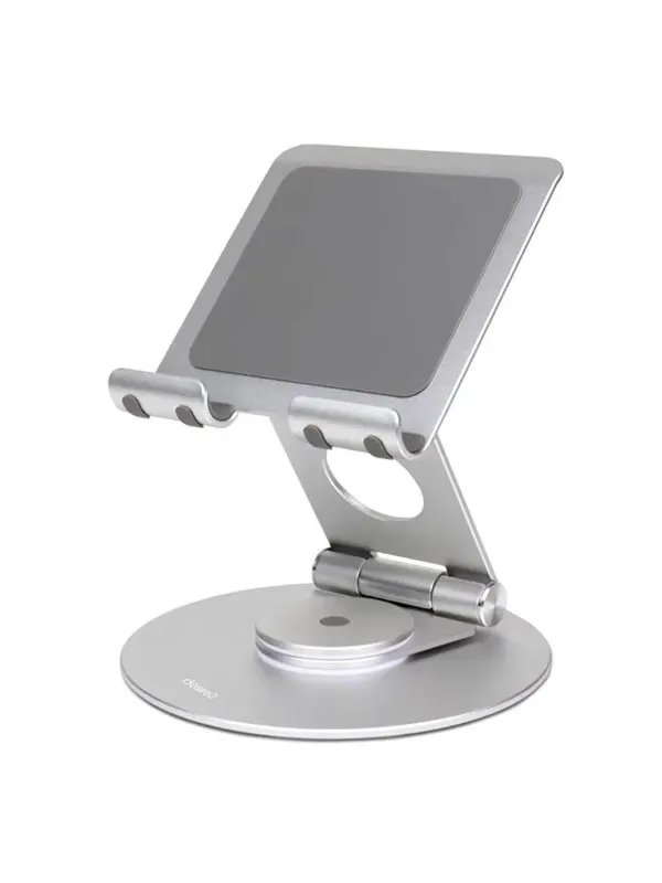Desire2 Tablet Stand Dual Pivot 360 Silver