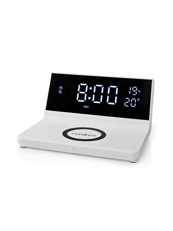 Nedis Alarm clock with wireless charging