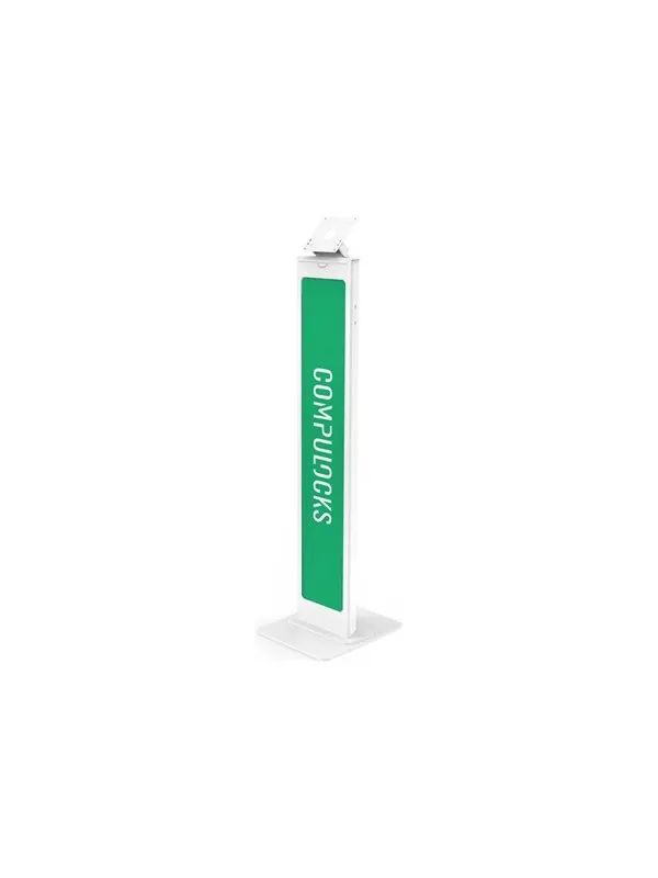 Compulocks BrandMe stand - for tablet enclosure - brandable - white - with Lighting Kit