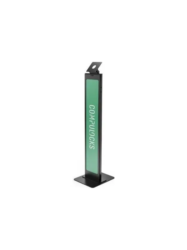 Compulocks BrandMe stand - for tablet enclosure - brandable - black - with Lighting Kit