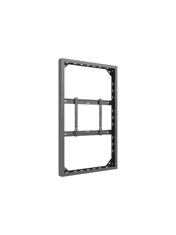 Multibrackets M Pro Series enclosure - medium - for LCD display - high brightness - black RAL 9005 - Max 80 kg - recommended for 65"