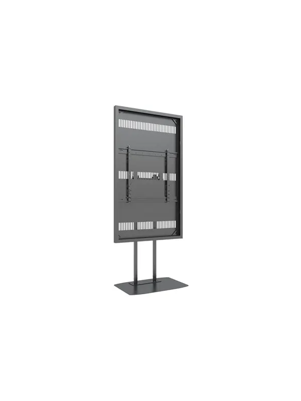 Multibrackets M Pro Series enclosure - Slim - for LCD display - dual pole - black - Max 50 kg - recommended for 75"