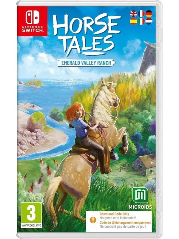 Horse Tales: Emerald Valley Ranch (Code in a Box) - Nintendo Switch - Simulering - husdjur