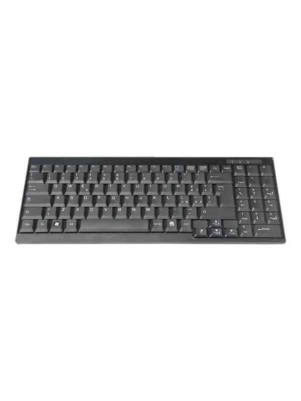 DIGITUS DS-72000IT - keyboard - QWERTY - Italian - black Input Device - Tangentbord - Italiensk - Svart