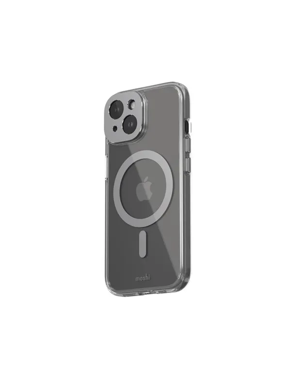 Moshi iGlaze for iPhone 15 - Meteorite Grey